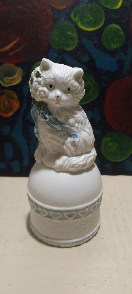 White Cat with Bell