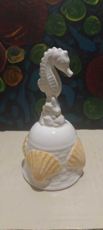 Seahorse and Seashells Bell