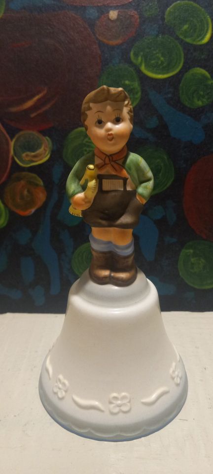 Christmas Caroling Boy Bell