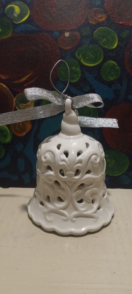 White Ornament Bell