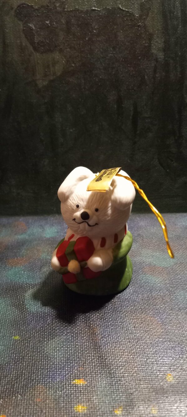 Bunny Holding Gift Bell - Image 3
