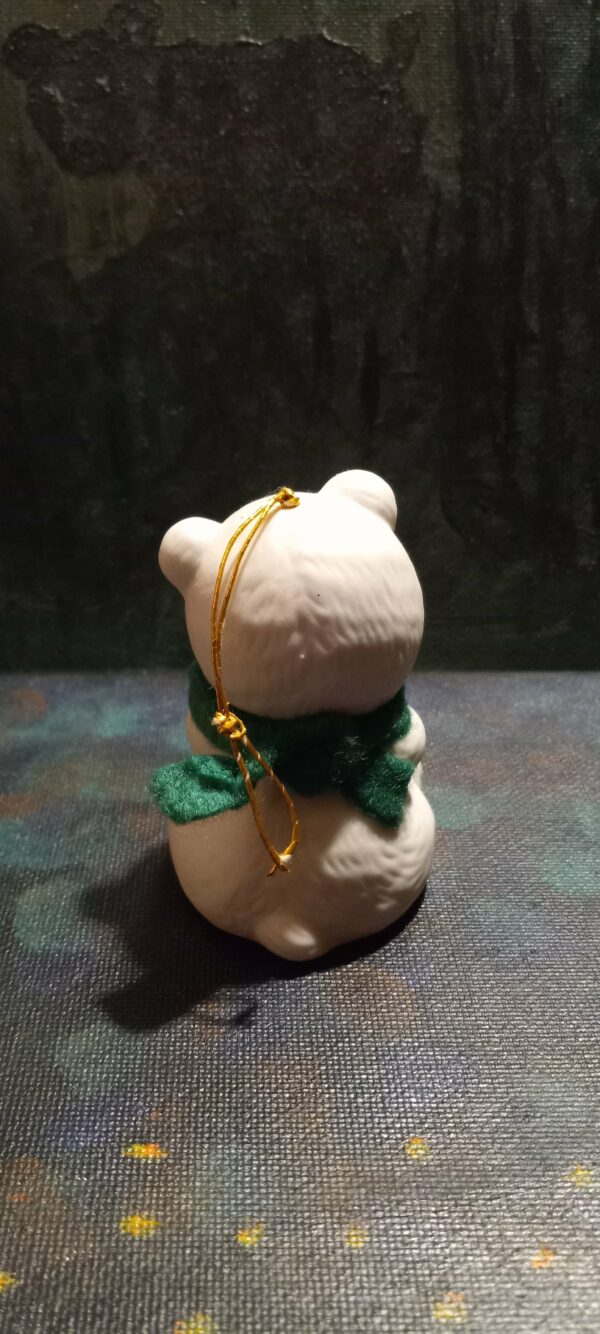 Polar Bear with CandyCane Bell