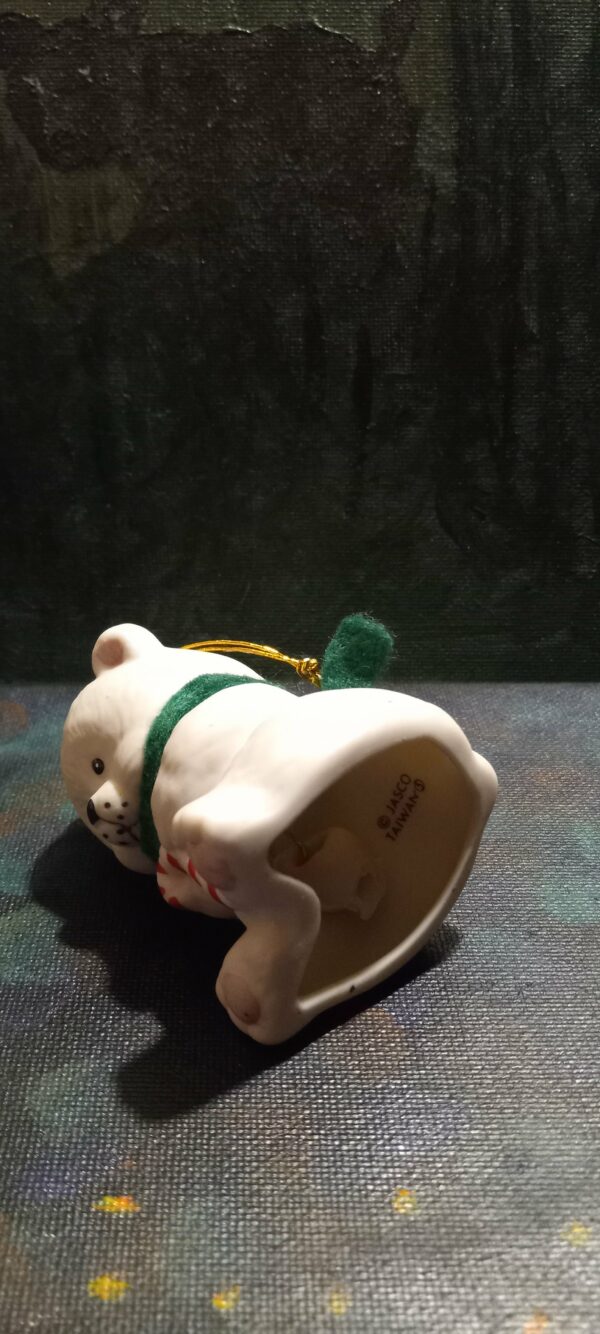 Polar Bear with CandyCane Bell - Image 3