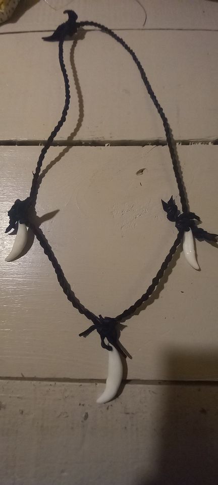 3 Coyote Tooth Necklace