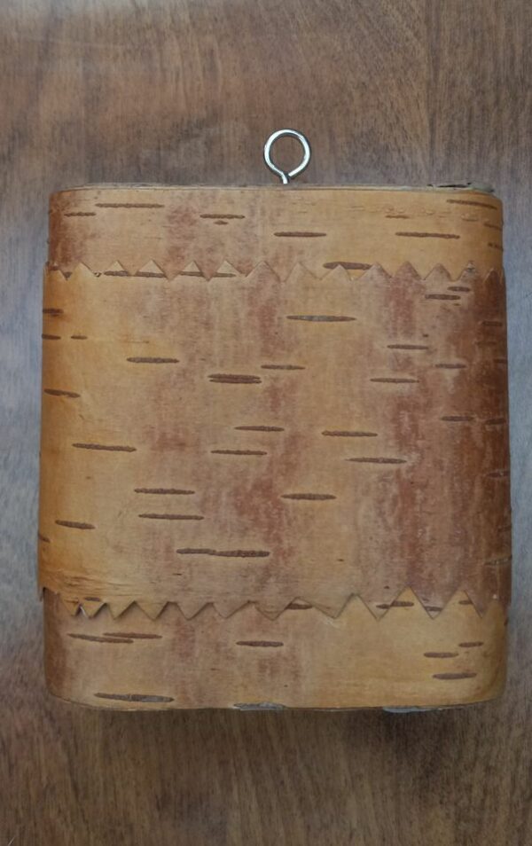 Birch Bark Spice Box Oval - Image 2